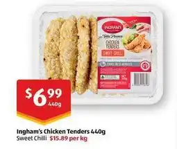 ALDI Ingham's Chicken Tenders 440g offer