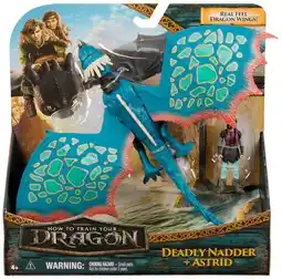 Kmart How To Train Your Dragon Deadly Nadder and Astrid Action Figure Set offer
