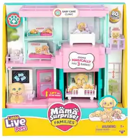 Kmart Little Live Pets Mama Surprise Families Baby Care Clinic Playset offer