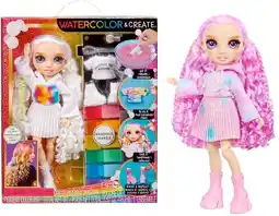 Kmart Rainbow High Watercolor & Create Theme Doll - Purple Eyes offer
