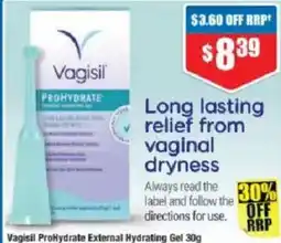 Chemist Warehouse Vagisil ProHydrate External Hydrating Gel offer