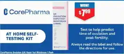 Chemist Warehouse CorePharma Ovulation (LH) Rapid Test Midstream 1 Pack offer