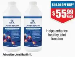 Chemist Warehouse Arborvitae Joint Health offer