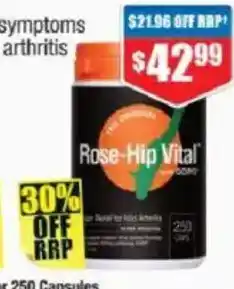Chemist Warehouse Rose-Hip Vital 250 Capsules offer