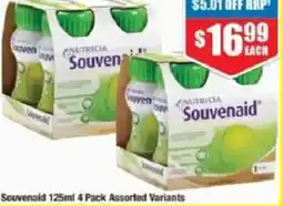 Chemist Warehouse Souvenaid 125ml 4 Pack Assorted Variants offer