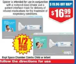 Chemist Warehouse Oapl Space Chamber Combo Child or Infant offer