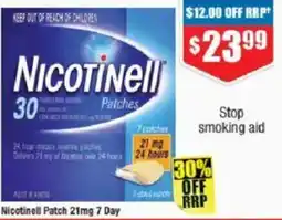 Chemist Warehouse Nicotinell Patch 21mg 7 Day offer