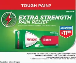 Chemist Warehouse Panadol Extra Optizorb 48 Caplets offer