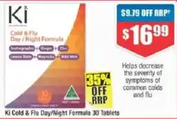 Chemist Warehouse Ki Cold & Flu Day/Night Formula 30 Tablets offer