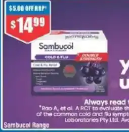 Chemist Warehouse Sambucol Range offer