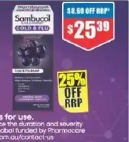 Chemist Warehouse Sambucol COLD & FLU offer