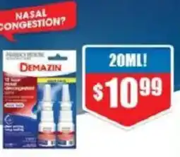Chemist Warehouse 12 Hour Relief Decongestant Nasal Spray offer