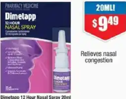 Chemist Warehouse Dimetapp 12 Hour Nasal Spray offer