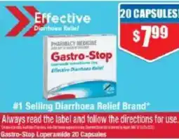 Chemist Warehouse Gastro-Stop Loperamide 20 Capsules offer