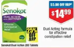 Chemist Warehouse Senokot Dual Action 200 Tablets offer