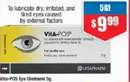 Chemist Warehouse Vita-POS Eye Ointment 5g offer