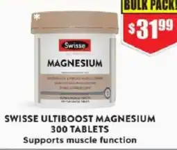 Chemist Warehouse Swisse ultiboost magnesium 300 tablets offer