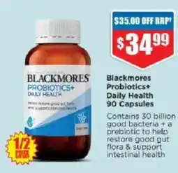 Chemist Warehouse Blackmores Probiotics+ Daily Health 90 Capsules offer