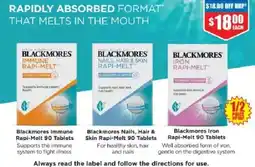 Chemist Warehouse Blackmores Iron Rapi-Melt 90 Tablets offer