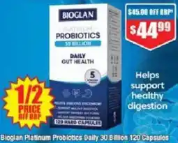 Chemist Warehouse Bioglan Platinum Probiotics Daily 30 Billion 120 Capsules offer