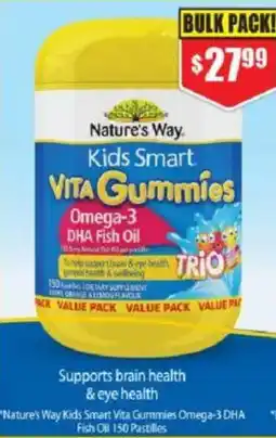 Chemist Warehouse Nature's Way Kids Smart Vita Gummies Immune Defence 150 Pastilles offer