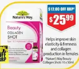 Chemist Warehouse Nature's Way Beauty Collagen Shots offer