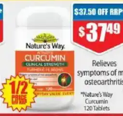Chemist Warehouse Nature's Way CURCUMIN offer