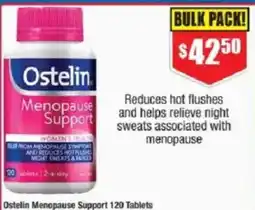 Chemist Warehouse Ostelin Menopause Support 120 Tablets offer