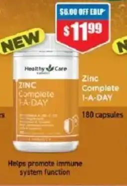 Chemist Warehouse Zinc Complete 1-A-DAY offer