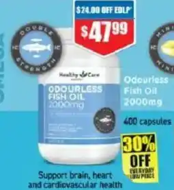 Chemist Warehouse Odourless Fish Oil 2000mg offer