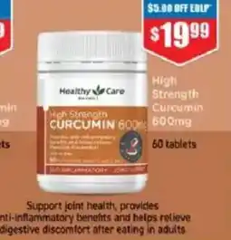 Chemist Warehouse High Strength CURCUMIN 600m offer