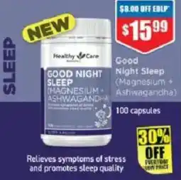 Chemist Warehouse Good night sleep offer