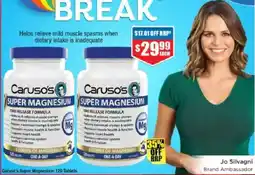Chemist Warehouse Caruso's Super Magnesium 120 Tablets offer