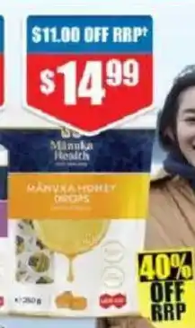 Chemist Warehouse Manuka Health Manuka Honey Lemon Flavour 58 Pack offer