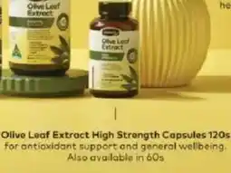 Chemist Warehouse Olive Leaf Extract High Strength Capsules 120s offer