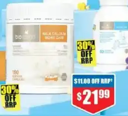 Chemist Warehouse Bio Island Range MILK CALDUM BONE CARE offer