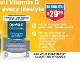 Chemist Warehouse OsteVit-D ONE-A-WEEK offer