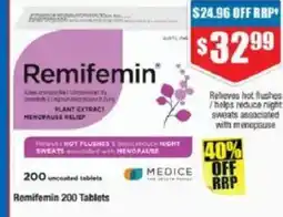 Chemist Warehouse Remifemin 200 Tablets offer