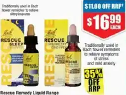 Chemist Warehouse Rescue Remedy Liquid Range offer
