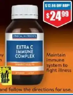 Chemist Warehouse EXTRA C IMMUNE COMPLEX offer