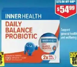 Chemist Warehouse INNER HEALTH DAILY BALANCE PROBIOTIC offer