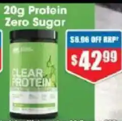 Chemist Warehouse Clear Protein Lemon Lime offer