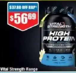 Chemist Warehouse Vital Strength Range HIGH PROTEIN offer