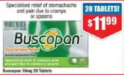 Chemist Warehouse Buscopan 10mg 20 Tablets offer