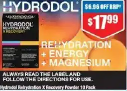 Chemist Warehouse Hydrodel Rehydration X Recovery Powder 10 Pack offer