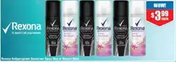 Chemist Warehouse Rexona Antiperspirant Deodorant Spray Men or Women offer