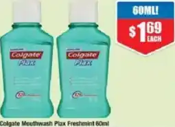 Chemist Warehouse Colgate Mouthwash Plax Freshmint offer