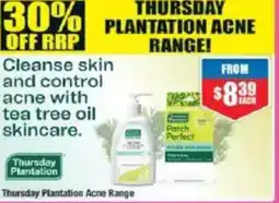 Chemist Warehouse Thursday Plantation Acne Range offer