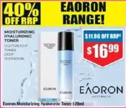 Chemist Warehouse Eaoron Moisturizing Hyaluronic Toner offer