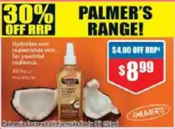 Chemist Warehouse Palmer's Coconut Oil Formula Body Oil offer